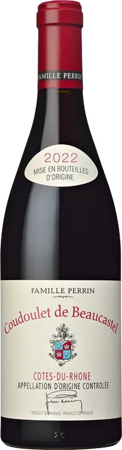 capture du vin Coudoulet de Beaucastel