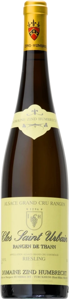 photo Zind Humbrecht Riesling Clos st Urbain gc Rangen de Thann 2022