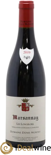 photo du vin Denis Mortet Marsannay les Longeroies