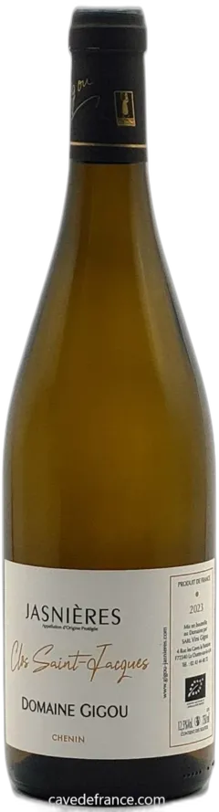image du vin Clos Saint-Jacques Vieilles Vignes Domaine Gigou, Jasnières