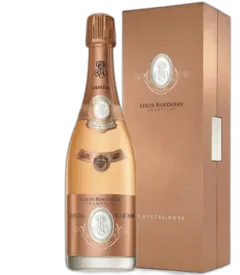 vue du vin Cristal Roederer Rosé