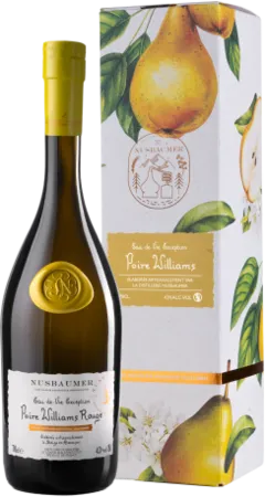 photo du vin Distillerie Nusbaumer Eau de Vie d’Alsace "Poire Williams Rouge Exception" Blanc Giftbox