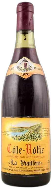 photo du vin Dervieux-Thaize Côte Rôtie "la Viaillère" 1976