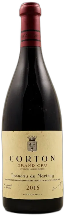 photo du vin Bonneau du Martray Corton 2016
