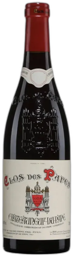 vue du vin Châteauneuf du Pape Rouge Clos des Papes Domaine Paul Avril