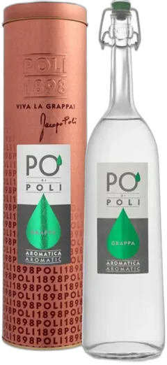 photo du vin Grappa Bassano 24 Carati 2 Verres Emballage Legno Poli