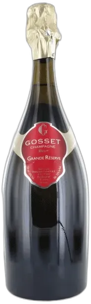 vue du vin Champagne Grande Réserve Gosset