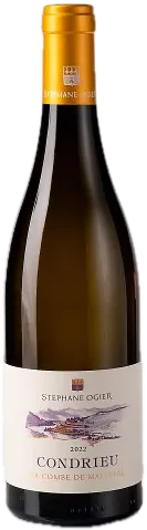 vue du vin la Combe de Malleval Stéphane Ogier Blanc