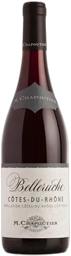 photo du vin m Chapoutier Belleruche Côtes du Rhone Rouge