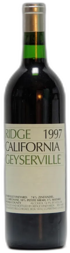 photo du vin Ridge Vineyards Monte Bello