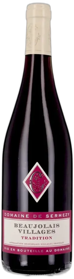 vue du vin Domaine de Sermezy Beaujolais Villages Tradition Aop Beaujolais-Villages