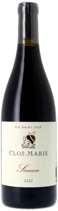 illustration du vin Pic Saint-Loup Clos Marie Cuvée Simon Christophe Peyrus et Françoise Julien