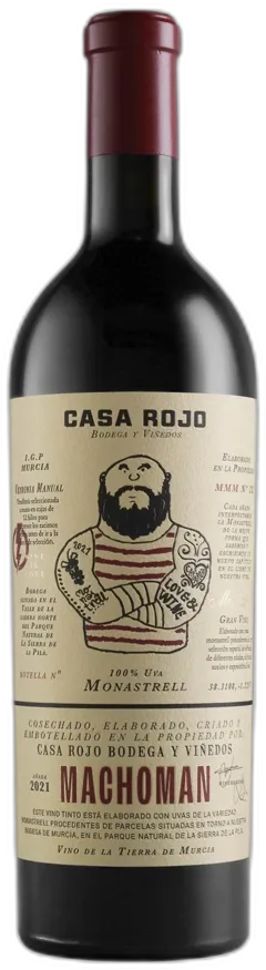 photo du vin Mmm Macho Man Monastrell