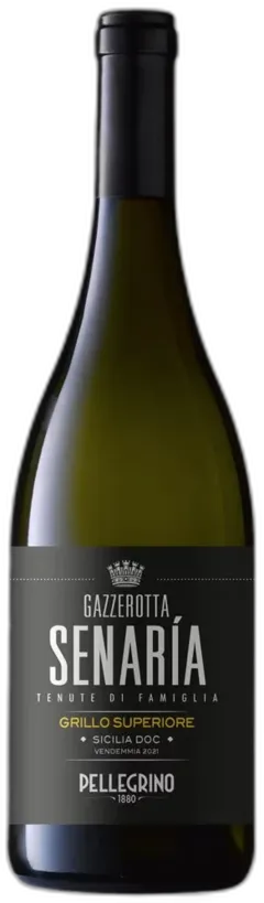 capture du vin Sicilia Bianco Superiore Doc Grillo Gazzerotta Senaría Pellegrino