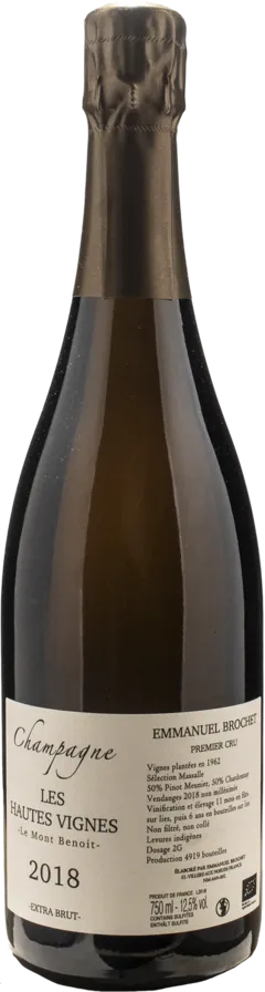 photo du vin Extra Brut les Hautes Vignes le Mont Benoit