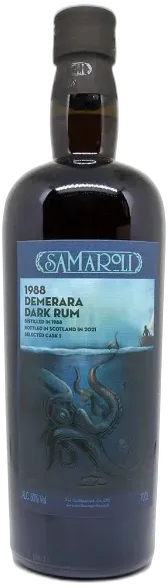 photo Samaroli Demerara 1988 Dark Rum Single Cask n°1 Edition 2021 Limitée à 195