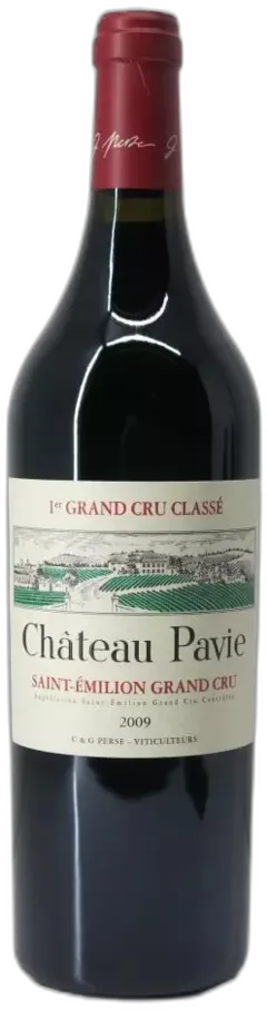 vue du vin Chateau Pavie