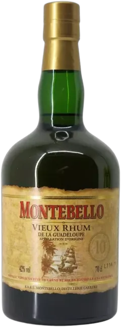 photos du vin Rhum 10 Ans Brut de Fût Montebello