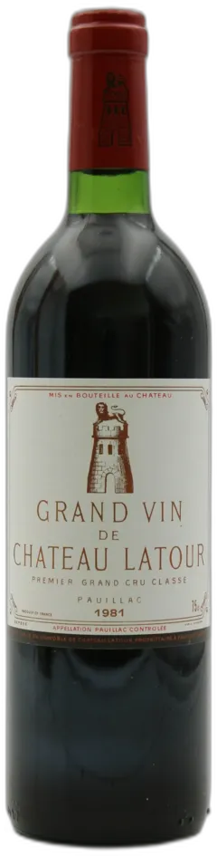 vue du vin Chateau Latour