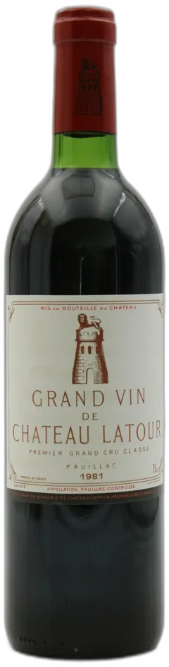 vue du vin Chateau Latour