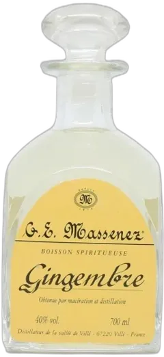 image du vin Distillerie Massenez Eau de Vie de Gingembre Carafe