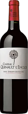 vue du vin Château Quinault l’Enclos Saint Emilion Grand Cru