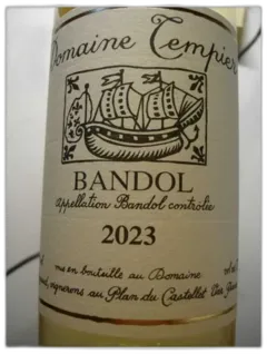 photos du vin Bandol Blanc Domaine Tempier