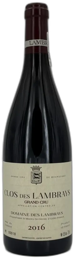 photo du vin Clos des Lambrays Grand Cru Domaine des Lambrays