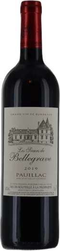 vue du vin les Sieurs de Bellegrave Pauillac Rouge