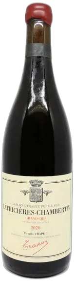 capture du vin Latricières Chambertin Grand Cru Rouge Domaine Trapet