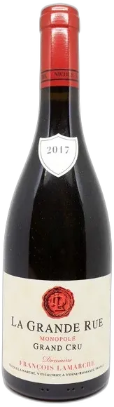 image du vin Domaine François Lamarche la Grande Rue Grand Cru Monopole 2017