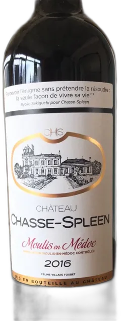 photo du vin Château Chasse Spleen