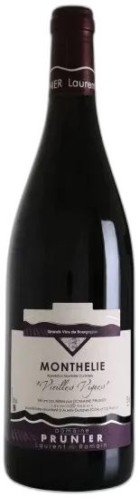 vue du vin Domaine Prunier Vieilles Vignes