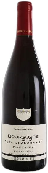 capture du vin Bourgogne Côte Châlonnaise Pinot Noir Paul Delane Vignerons de Buxy