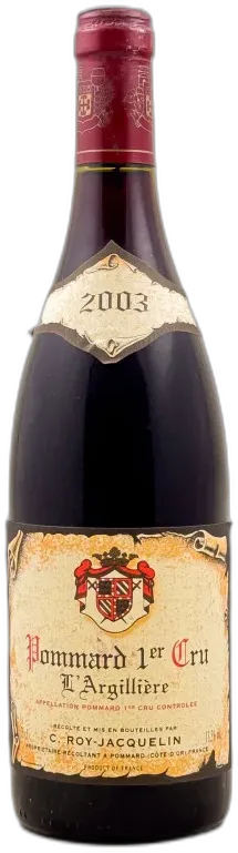aperçu du vin Argillière