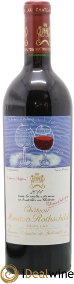 capture du vin Chateau Mouton Rothschild