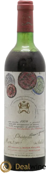 capture du vin Chateau Mouton Rothschild