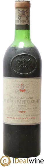image du vin Château Pape Clément Cru Classé de Graves