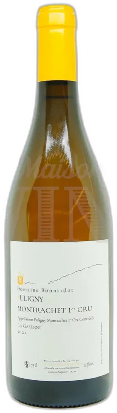 aperçu du vin Puligny Montrachet 1er Cru la Garenne Domaine Bonnardot