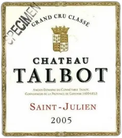 photos du vin Talbot