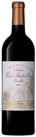 photo du vin Haut Batailley Verso