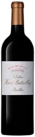 photo du vin Haut Batailley Verso