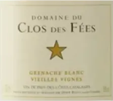 photo Domaine du Clos des Fées Vieilles Vignes Blanc 2022