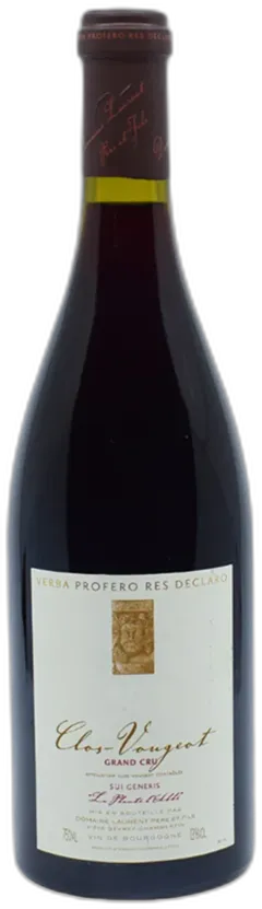 capture du vin Clos-Vougeot Grand Cru "la Plante Labbe" Maison Dominique Laurent