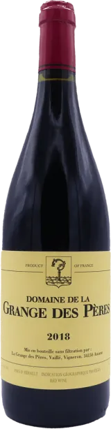 photo Grange des Pères Igp d' Hérault Rouge 2018