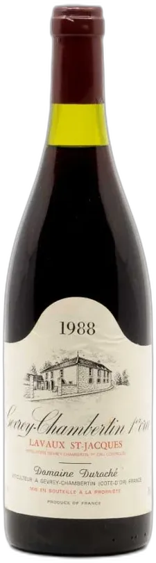 photo du vin Duroche Gevrey Chambertin 1er Cru Lavaux Saint Jacques 1988