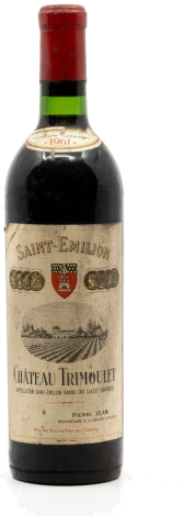 photo Château Trimoulet Saint Emilion 1961