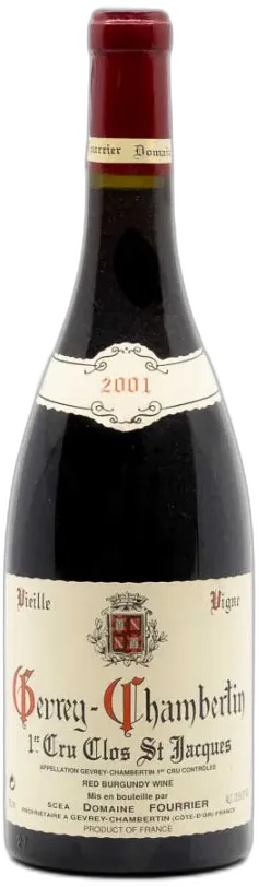 photo du vin Fourrier Gevrey Chambertin 1er Cru Clos Saint Jacques 2001
