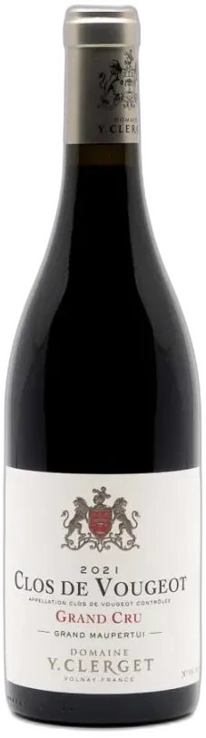 capture du vin Clerget Yvon Clos de Vougeot Grand Cru Grand Maupertui 2021
