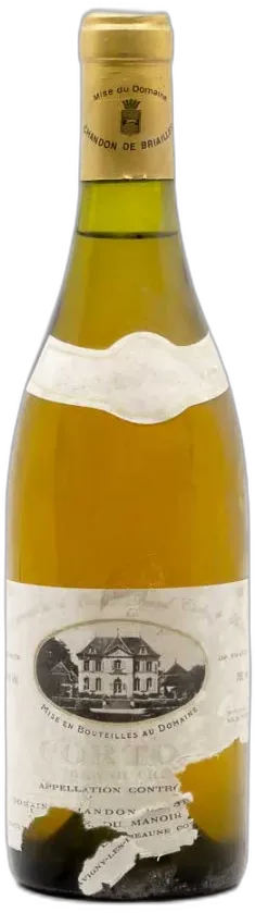 vue du vin Chandon de Briaille Corton Charlemagne Grand Cru 1992
